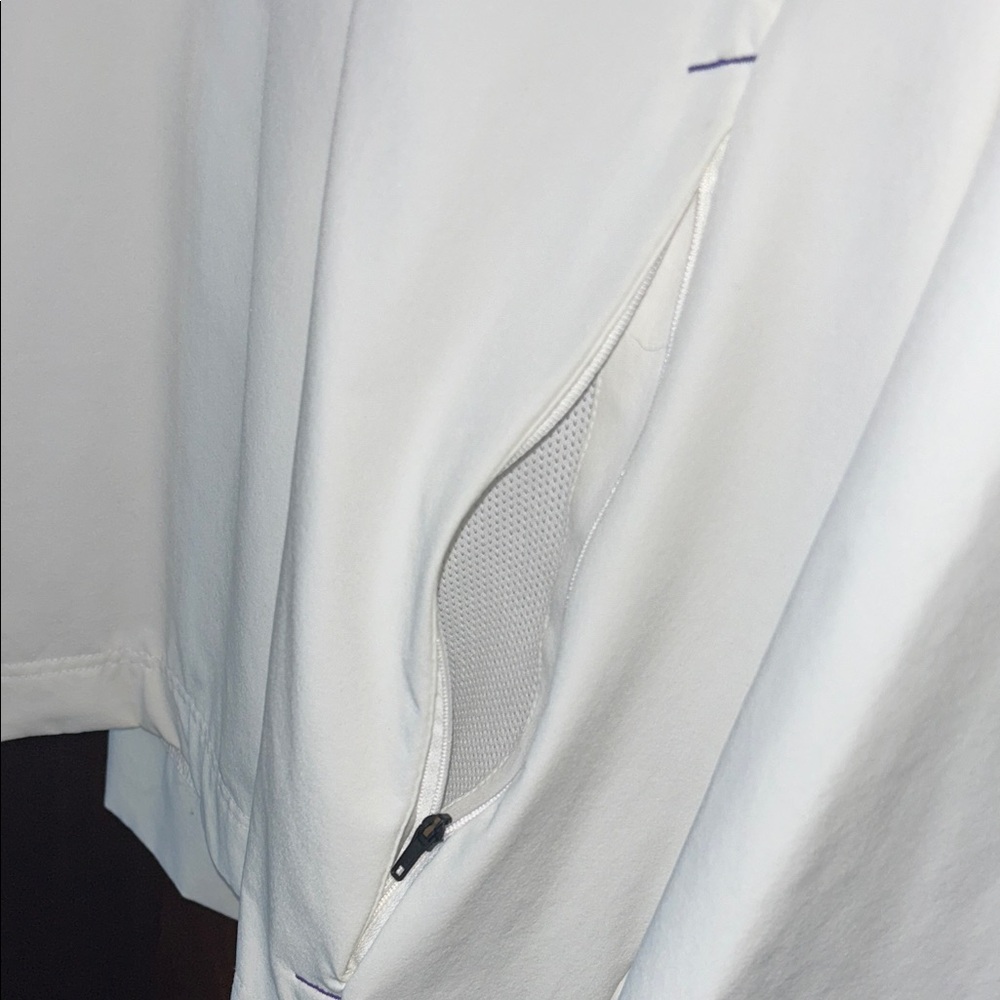 Nike White and Purple Kansas State Quarter-Zip Pullover - Picture 4 of 4